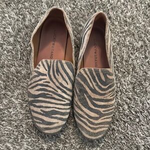 Lucky Brand Animal Print Slip-On Shoes